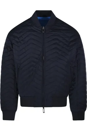 Emporio Armani Jakke, Herre, Blå, S, Uld, Navy Blouson Jakke