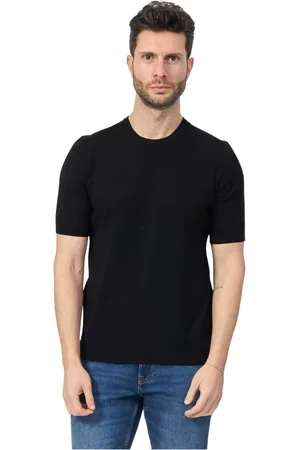 HUGO BOSS Top, Herre, Sort, S, Sorte T-shirts og Polos Moderne Stil