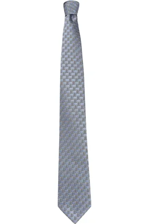 Lanvin Tilbehør, Herre, Blå, ONE SIZE, Clear Silk Tie