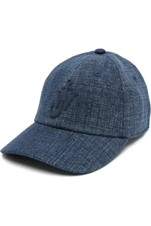 J.W.Anderson Tilbehør, Herre, Blå, ONE SIZE, Indigo Blå Justerbar Strop Kasket