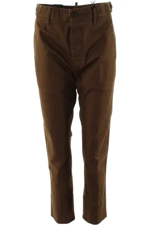 Dsquared2 Bukser, Herre, Grøn, S, Bomuld, Hockney Fit Chinos