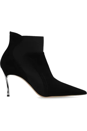 Casadei Sko, Dame, Sort, 39 EU, Læder, Camoscio Ankelstøvler