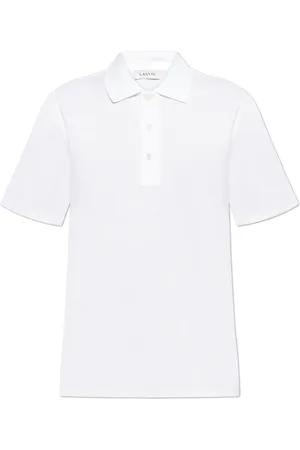 Lanvin Top, Herre, Hvid, XL, Bomuld, Bomulds Polo Shirt