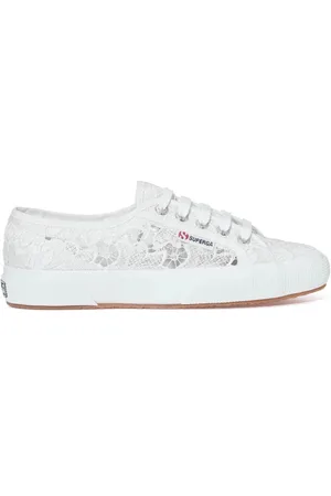 Superga Sko, Herre, Hvid, 38 EU, Bomuld, Macrame Sko til Maksimal Komfort