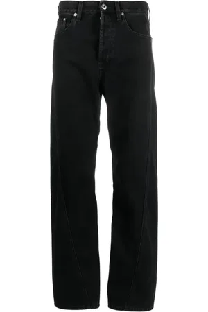 Lanvin Jeans, Herre, Sort, W33, Bomuld, Twisted Jeans