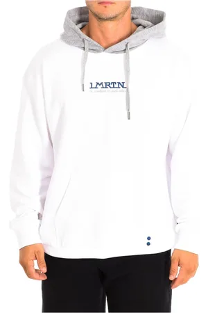 La Martina Sweathshirts & Hoodies, Herre, Hvid, S, Bomuld, Hoodie