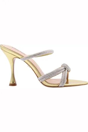 Lola Cruz Sko, Dame, Gul, 38 EU, Uld, Gedeskinds Mule Sandaler