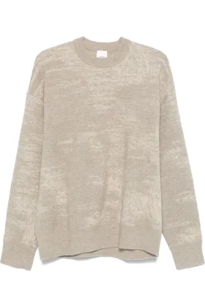 Calvin Klein Strik, Herre, , M, Tyl, Lys Crew Neck Sweater