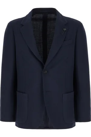 LARDINI Jakke, Herre, Blå, 2XL, Blazer