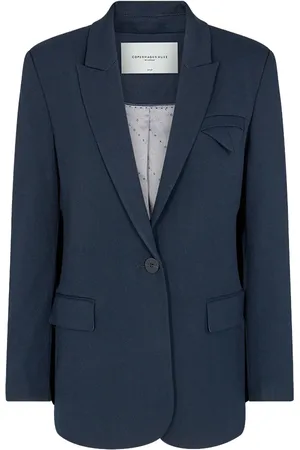 Copenhagen Muse Jakke, Dame, Blå, L, Polyester, Muse Blazer Jakke