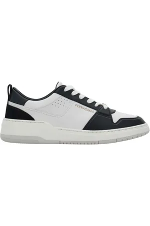 Salvatore Ferragamo Sko, Herre, Flerfarvet, 39 EU, Uld, Two-Tone Sneakers