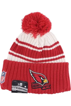 New Era Tilbehør, unisex, Rød, ONE SIZE, Uld, Arizona Cardinals Pom Pom Beanie Hat