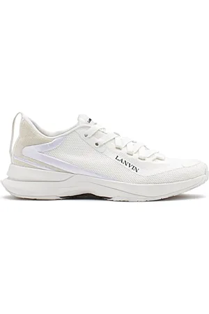 Lanvin Sko, Herre, Hvid, 43 EU, Læder, Casual sneakers til hverdagsbrug