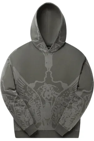 Daily paper Sweathshirts & Hoodies, Herre, Grå, S, Secret Rhythm Oversized T-Shirt