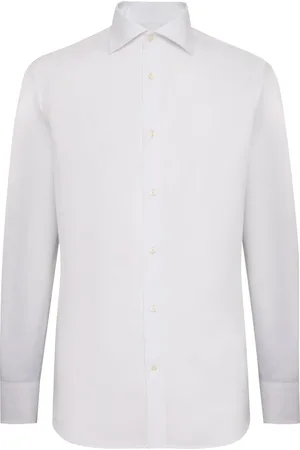 Boggi Milano Skjorte, Herre, Hvid, L, Bomuld, Ultimate Non-Iron Skjorte