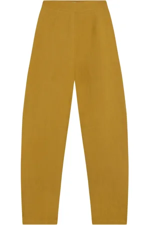 Cortana Bukser, Dame, Gul, 2XL, Uld, Dakota Linned Uldbukser