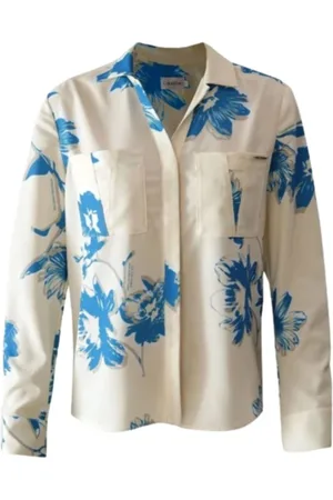 Calvin Klein Bluser & Skjorter, Dame, , S, Bomuld, Pocket Bluse Langærmet