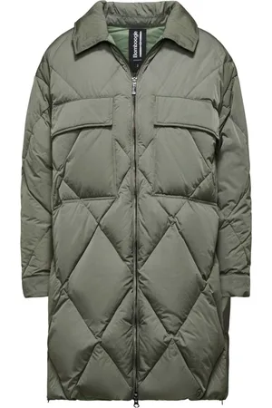 Bomboogie Jakke, Dame, Grøn, XS, Nylon, Diamond Quilted Nylon Dunjakke