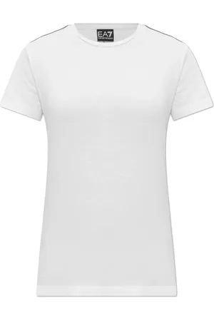 EA7 Top, Dame, Hvid, M, Bomuld, T-shirt