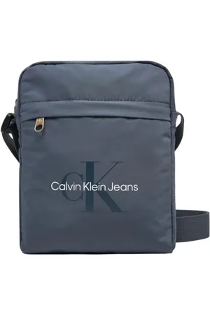 Calvin Klein Taske, Herre, Blå, ONE SIZE, Polyester, Blå Polyester Messenger Taske