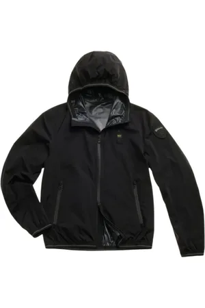 Blauer Jakke, Herre, Sort, XL, Uld, Sort Windbreaker Jakke til Udflugter