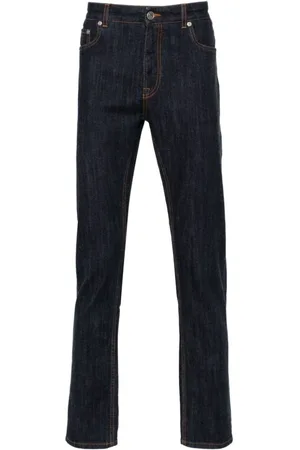 Etro Jeans, Herre, Blå, W34, Denim, Slim Fit Jeans