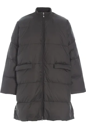 Bitte Kai Rand Frakke, Dame, Grå, L, Uld, Feather Down Coat Anthracite