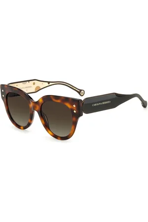 Carolina Herrera Tilbehør, Dame, Brun, 52 MM, Solbriller