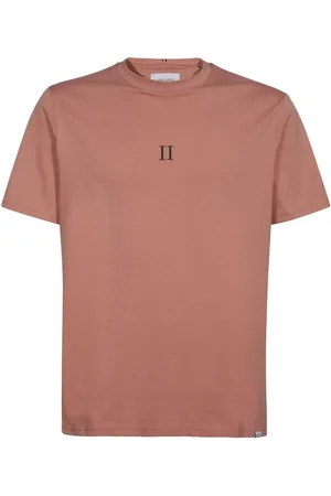 Les Deux Top, Herre, Lyserød, XS, Bomuld, Ribbed Cotton T-shirt