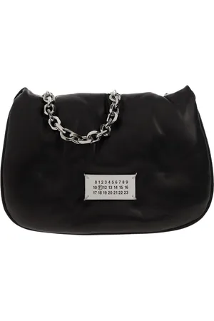 Maison Margiela Taske, unisex, Sort, ONE SIZE, Uld, Glam Slam Chain Skuldertaske
