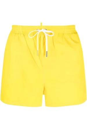 Dsquared2 Badetøj, Herre, Gul, M, Gule Icon Logo Badeshorts