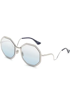 Marni Tilbehør, unisex, Grå, 58 MM, Sølvfarvede metalsolbriller