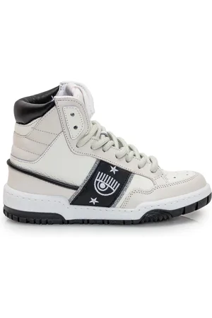 Chiara Ferragni Sko, Dame, Flerfarvet, 38 EU, Uld, Stilfulde High-Top Sneakers