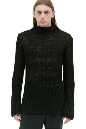 DRIES VAN NOTEN Strik, Herre, Sort, L, Milla Strik Sweater