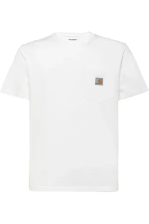 Carhartt Top, Herre, Hvid, XL, Bomuld, S/S Pocket T-Shirt