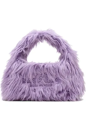 Marc Jacobs Taske, Dame, Lilla, ONE SIZE, Faux Fur, Faux Fur Mini Sack Taske