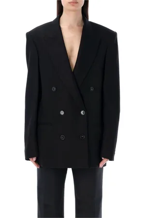 Stella McCartney Jakke, Dame, Sort, 2XS, Uld, Stilfuld Jakke