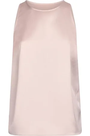 Liu Jo Top, Dame, Lyserød, S, Satin, Satin Top Med Sløjfe