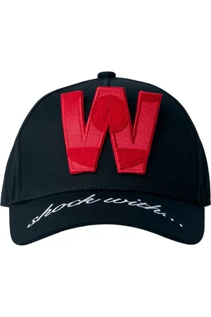 WALTER VAN BEIRENDONCK Tilbehør, Herre, Sort, ONE SIZE, Bomuld, Bomuld Twill Logo Baseball Kasket