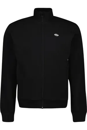 Diesel Sweathshirts & Hoodies, Herre, Sort, M, Bomuld, S-Lock-Doval-PJ Zip-through