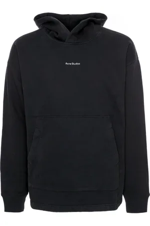 Acne Studios Sweathshirts & Hoodies, Herre, Sort, S, Bomuld, Franklin H Stamp Hoodie