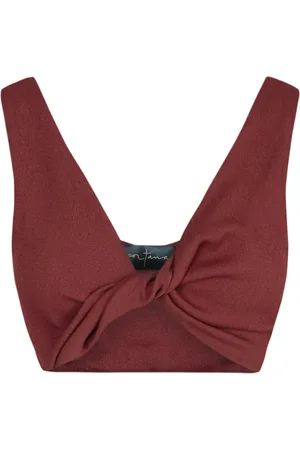 Cortana Top, Dame, Rød, XS, Fiona Bralette Croptop