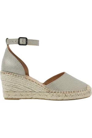 VIA VAI Sko, Dame, Grå, 39 EU, Uld, Flora Braid Espadrilles