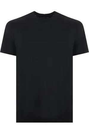 Emporio Armani Top, Herre, Sort, 2XL, Uld, Stilfuld T-shirt