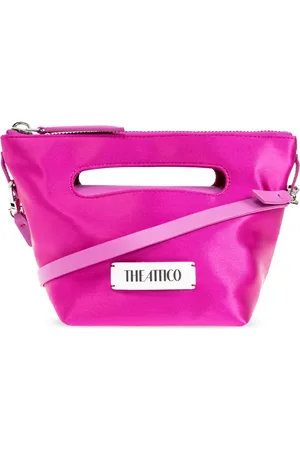 The Attico Taske, Dame, Lyserød, ONE SIZE, Satin, Via dei Giardini 15 Tote Bag