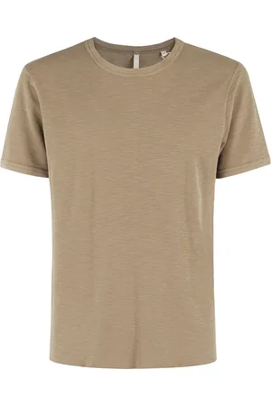 Sunflower Top, Herre, Grøn, S, Bomuld, Khaki Vaffel T-shirt med korte ærmer