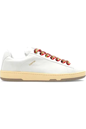 Lanvin Sko, Dame, Hvid, 38 EU, Læder, Casual Sneakers