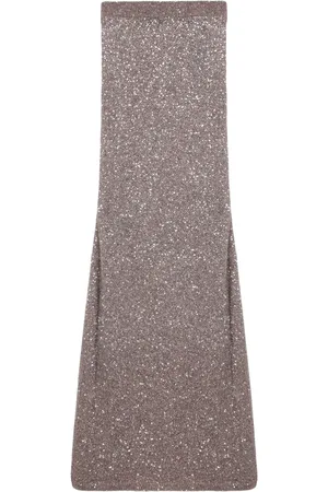 Balenciaga Nederdel, Dame, Brun, S, Lang Nederdel i Trendy Stil