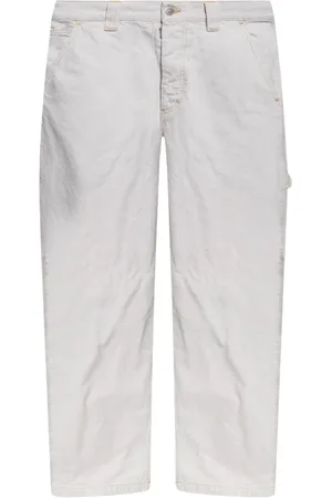 Maison Margiela Jeans, Herre, Grå, W30, Uld, Wide Leg Jeans