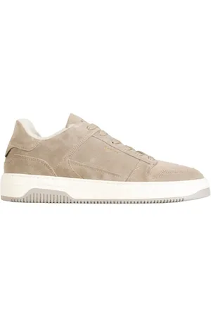 Nubikk Sko, Herre, , 46 EU, Læder, Læder Sneaker med Tekstilfor